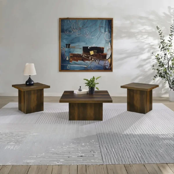 Devar Square Coffee Table Set of 3 By Coaster Furniture - Image 6