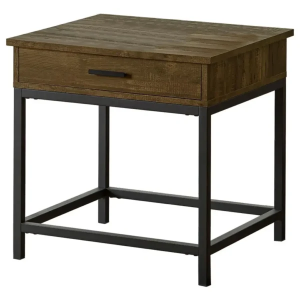 Byers 3 Piece Rustic Coffee Table Set By Coaster Furniture - Image 4