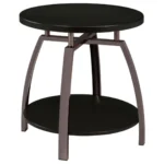 Dacre Round Modern End Table with Storage By Coaster Furniture - Image 3