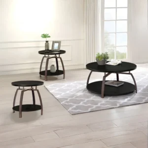 Dacre Round Coffee Table Set of 3 By Coaster Furniture