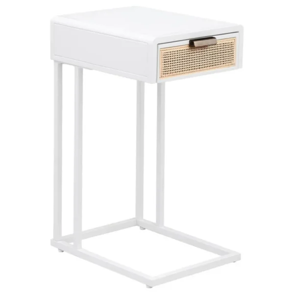 Amherst 1-Drawer Side Table Metal By Coaster Furniture - Image 2