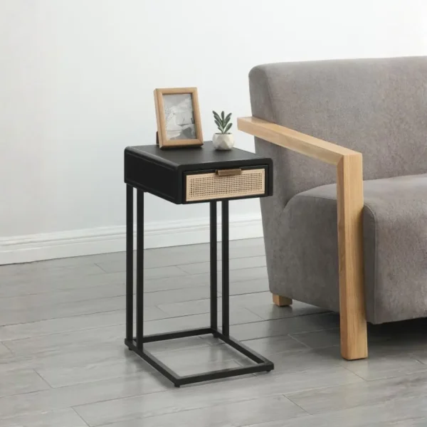 Amherst 1-Drawer Side Table Metal By Coaster Furniture - Image 8