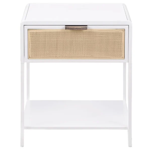 Amherst 1-Drawer Metal Rectangular Side Table By Coaster Furniture - Image 2