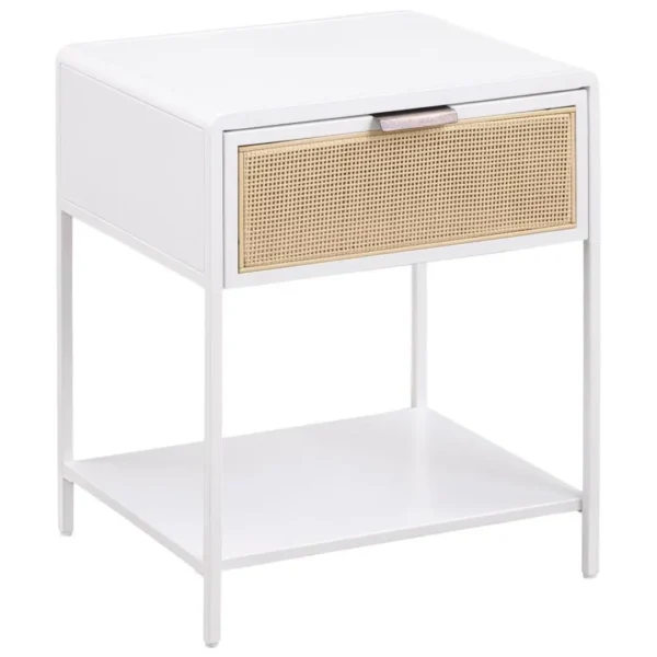 Amherst 1-Drawer Metal Rectangular Side Table By Coaster Furniture - Image 3