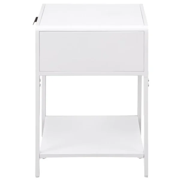 Amherst 1-Drawer Metal Rectangular Side Table By Coaster Furniture - Image 4