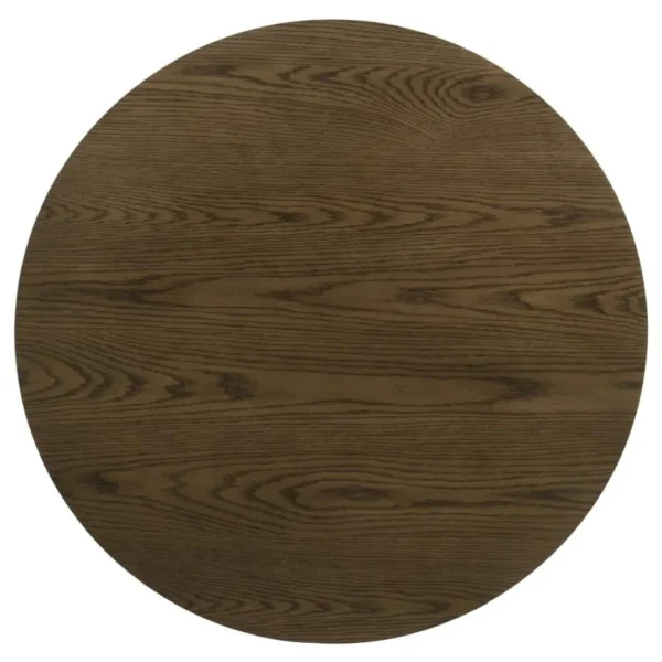 Kessler Sculptural Round Wood Coffee Table Set By Coaster Furniture - Image 5
