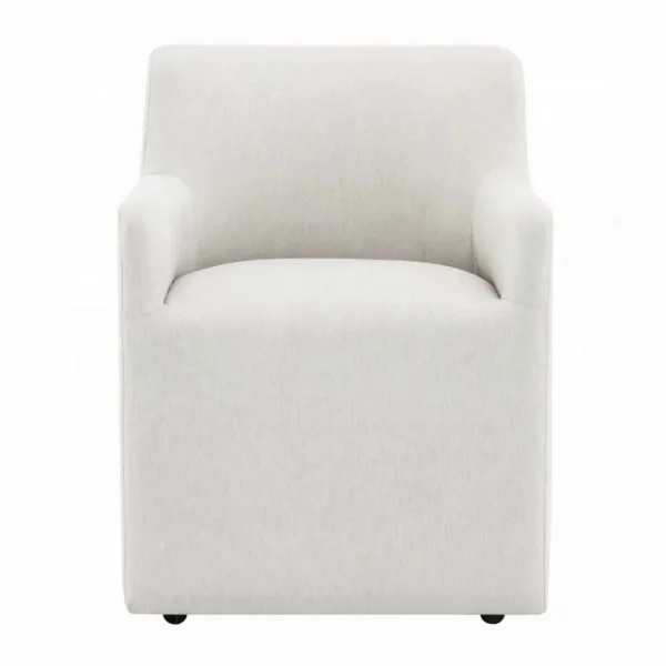 Cafell Cream Swivel Accent Chair by ACME - Image 2