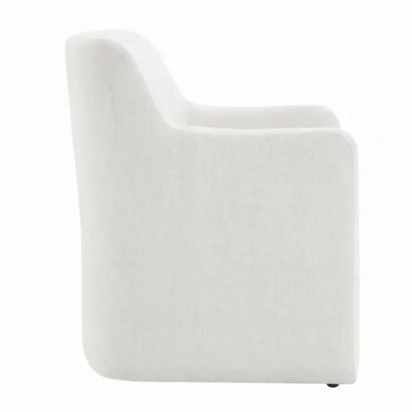 Cafell Cream Swivel Accent Chair by ACME - Image 3