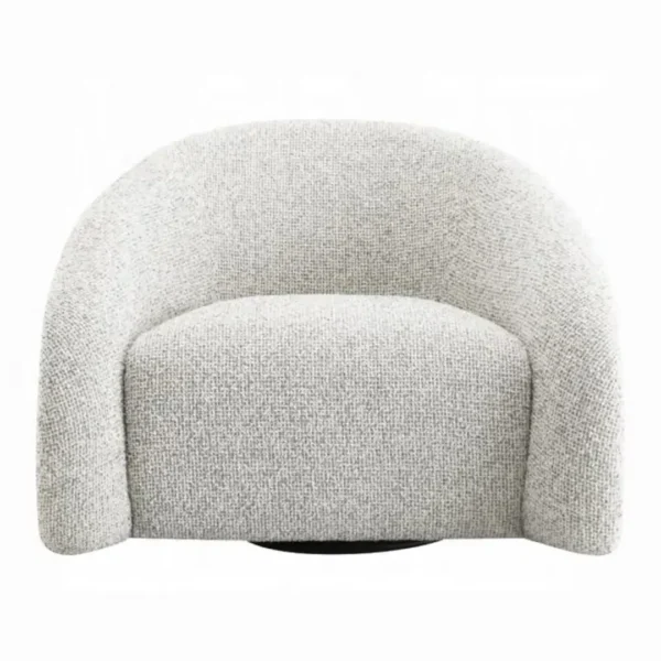 Zoey Gray Swivel Accent Chair by ACME - Image 2