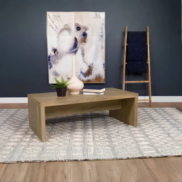 Lynette Rustic Wood Coffee Table Set By Coaster Furniture - Image 2