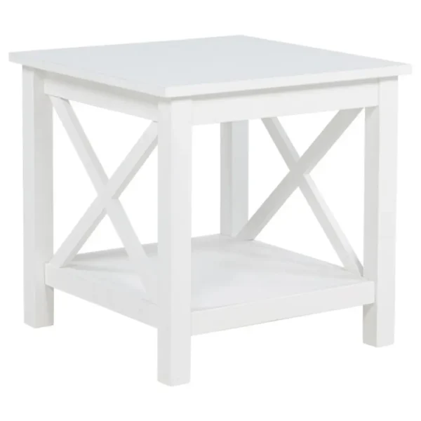 Skyview White Coffee Table and End Tables Set By Coaster Furniture - Image 10