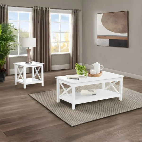Skyview 44-Inch Lift Top White Coffee Table By Coaster Furniture - Image 10
