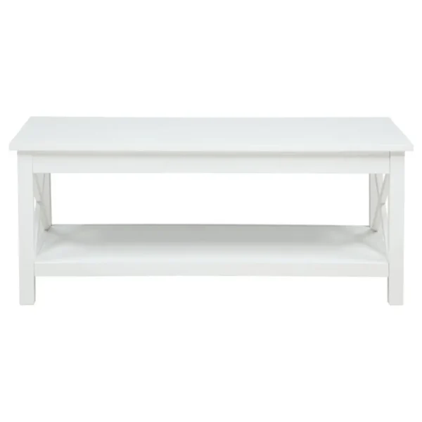 Skyview 44-Inch Lift Top White Coffee Table By Coaster Furniture - Image 4