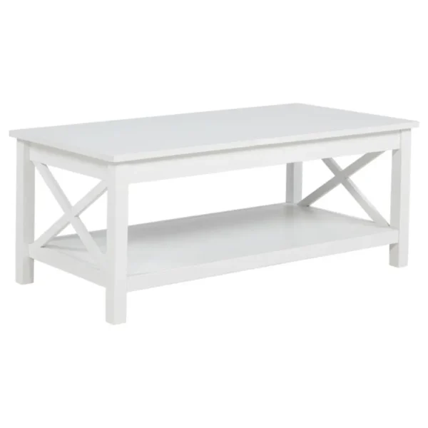 Skyview 44-Inch Lift Top White Coffee Table By Coaster Furniture - Image 5