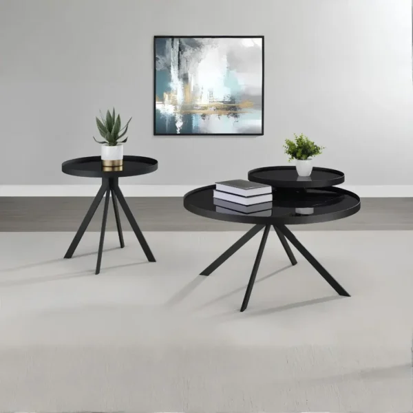 Briggs Round Glass Coffee Table By Coaster Furniture - Image 9