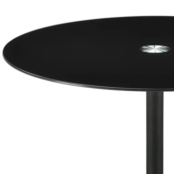 Ganso Black Metal Coffee Table With Tempered Glass Top By Coaster Furniture - Image 3