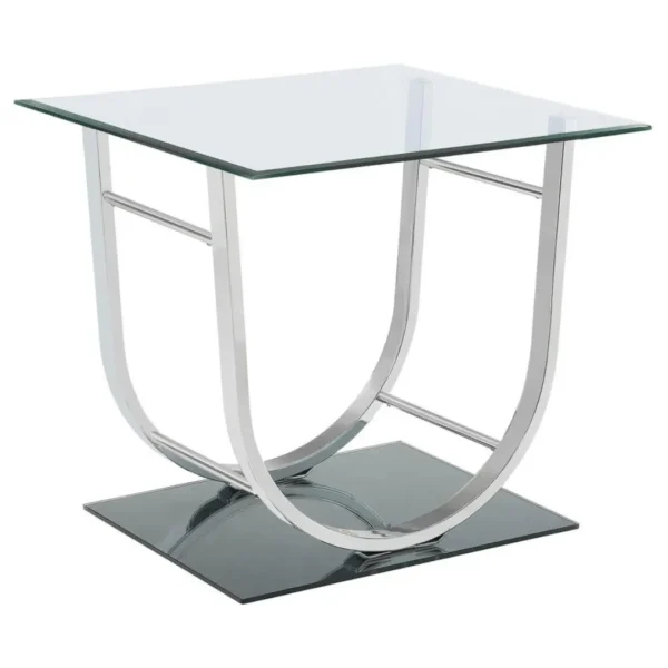 Danville 3-Piece Glass Top Coffee Table Set By Coaster Furniture - Image 5