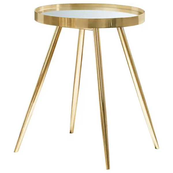 Kaelyn 4-Piece Round Gold Coffee Table Set By Coaster Furniture - Image 5