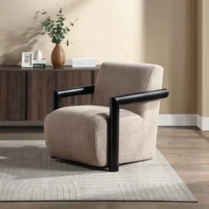 Jetta Black Wooden Arm Accent Chair by ACME