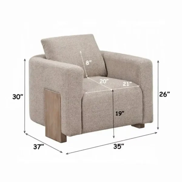 Tryne Accent Chair for Living Room by ACME - Image 5