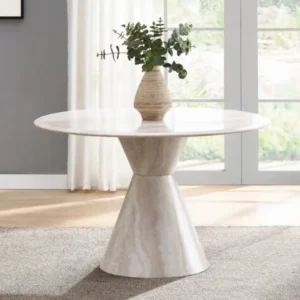 Ogin Round Marble Dining Table by ACME