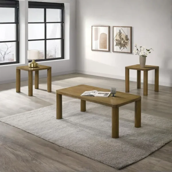 Castlewood Wooden Coffee Table and Side Table Set By Coaster Furniture - Image 12
