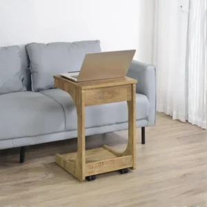 Ralston C-Shaped Lift-Top Rustic Sofa Table By Coaster Furniture