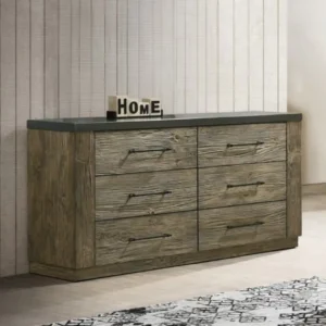 Lance Gray Dresser 6 Drawer by ACME
