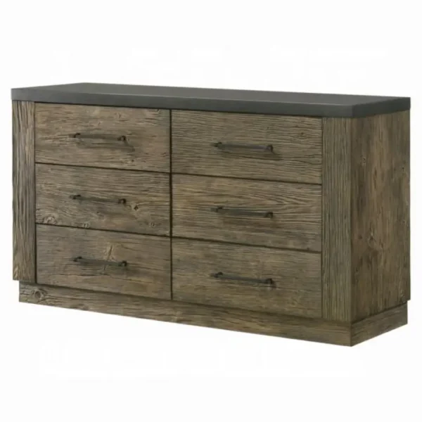 Lance Gray Dresser 6 Drawer by ACME - Image 2