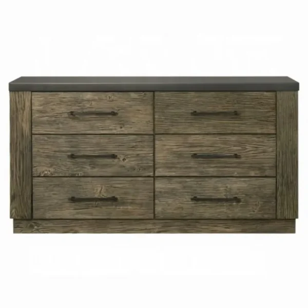 Lance Gray Dresser 6 Drawer by ACME - Image 3