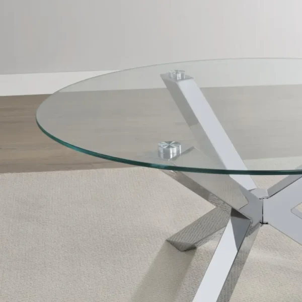 Kenzie 3-Piece Coffee Table Round Set By Coaster Furniture - Image 4