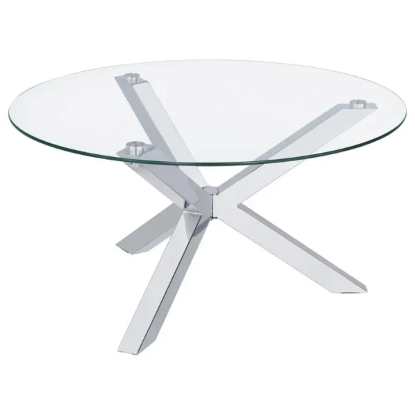 Kenzie Round Coffee Table Modern By Coaster Furniture - Image 2