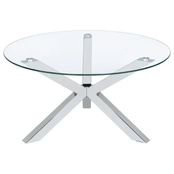 Kenzie Round Coffee Table Modern By Coaster Furniture - Image 3