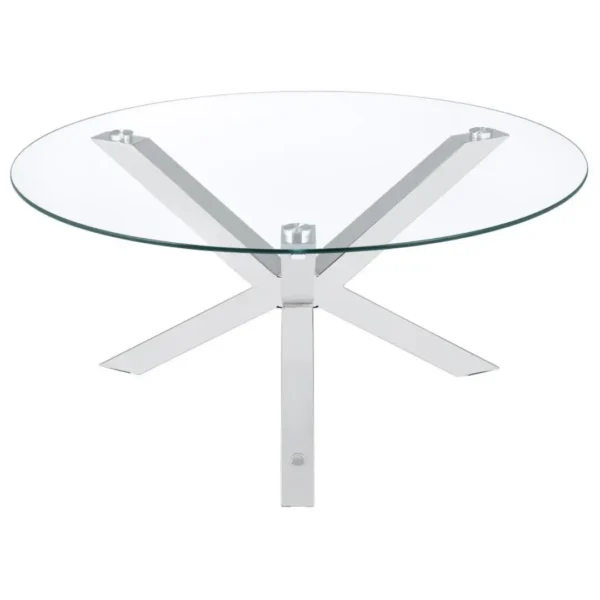 Kenzie Round Coffee Table Modern By Coaster Furniture - Image 4