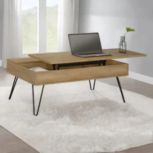 Fanning Coffee Table with Lift Top By Coaster Furniture