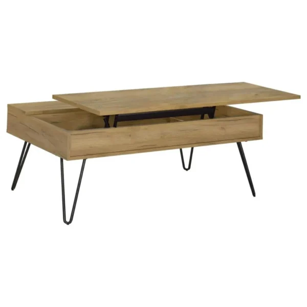 Fanning Coffee Table with Lift Top By Coaster Furniture - Image 2