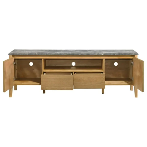 Bradley 63-Inch Mid Century TV Console By Coaster Furniture - Image 2