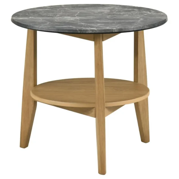 Bradley Round Coffee and Side Table Set By Coaster Furniture - Image 5