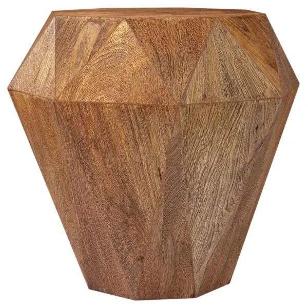 Jacinto Octagonal Mango Wood Side Table By Coaster Furniture - Image 2