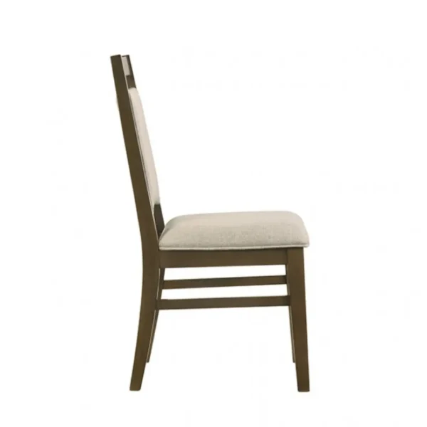 Coppet Dark Walnut Dining Chair Set of 2 by Furniture of America - Image 3