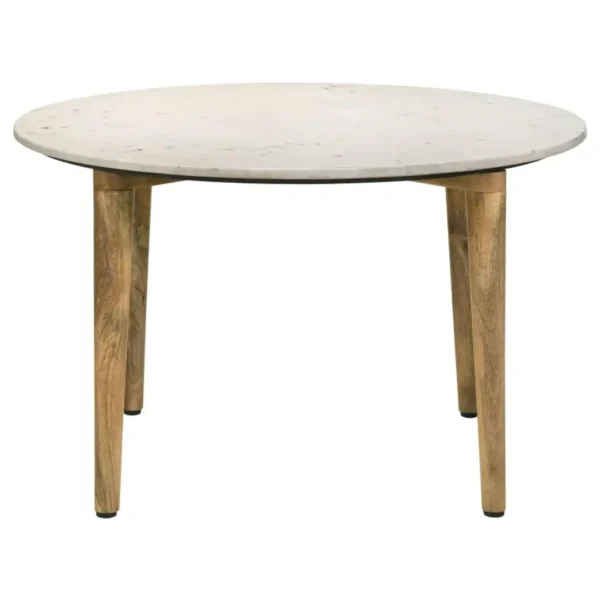 Aldis Coffee Table Set with Marble Top By Coaster Furniture - Image 4