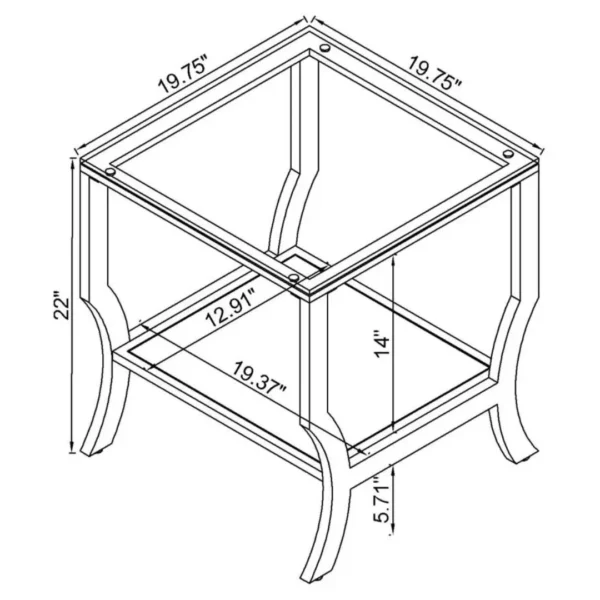 Saide Modern Living Room Coffee Table Set By Coaster Furniture - Image 13