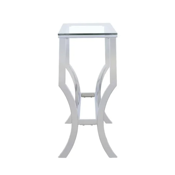 Saide Metal and Glass Console Table By Coaster Furniture - Image 5