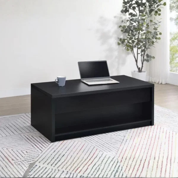 Knapp Black Lift Top Coffee Table Set By Coaster Furniture - Image 3