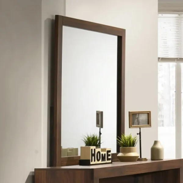 Altimari Contemporary Wood Mirror By Furniture of America - Image 2