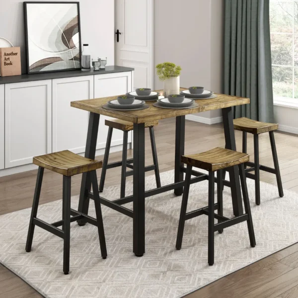 Braddock Rectangle Counter Height Dining Table By Homelegance - Image 5