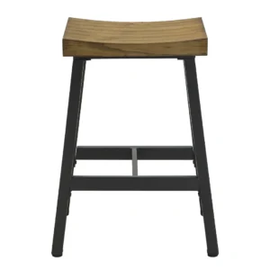 Braddock Wood Counter High Chair ​With Metal Legs Set Of 4 By Homelegance