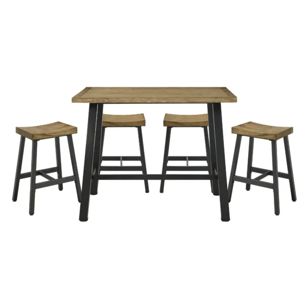 Braddock 5PC Set Counter Table With Stools By Homelegance - Image 3