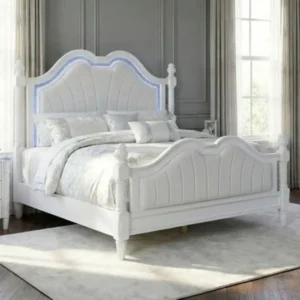 Swindon Luxury Upholstered Bed By Furniture of America