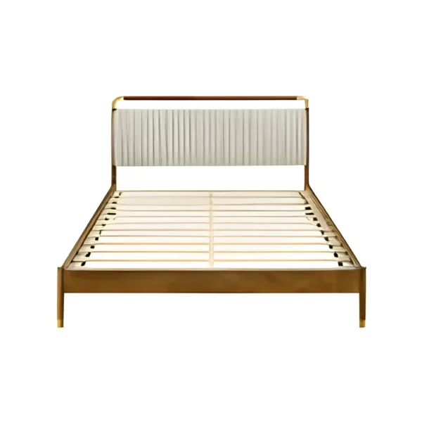 Bardot Walnut Bedroom Queen Set By Furniture of America - Image 3